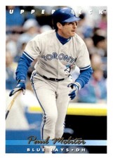 1993 Upper Deck #705 Paul Molitor Toronto Blue Jays HOF