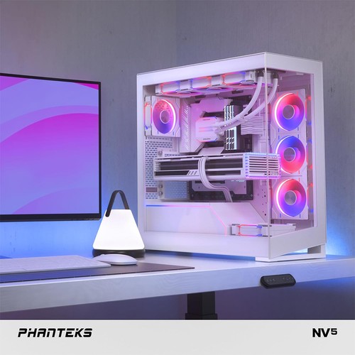 Phanteks NV5 Show PC Case Mid-Tower Chassis | High Airflow Performance White - Picture 6 of 7