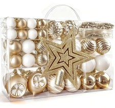 149ct Christmas Ball Ornaments - Shatterproof Xmas Tree Decorations with 36 H...