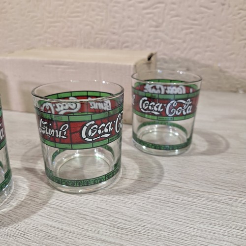 🟢 Bicchieri COCA COLA Liberty Anni 80 Nuovi in scatola - Imagen 4 de 5