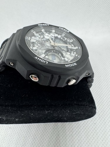 Reloj deportivo con esfera pintada a mano pintura abstracta mod personalizado - Imagen 5 de 9