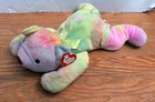 Ty Beanie Buddy Sherbert Tie Dye Bear Plush Toy Stuffed Animal Vintage NWT