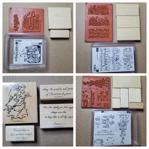 Stampin’ Up! 4 Sets of Holiday Stamps Christmas Angel