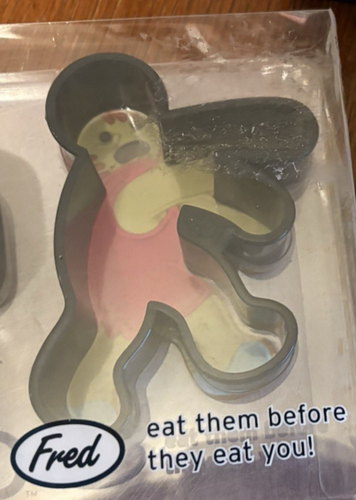 Halloween 2013 Undead Fred Zombie Cookie Cutters New In Box With Recipe on Back - Picture 5 of 9