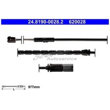 2x ATE Warnkontakt hinten u.a. für BMW | 24.8190-0028.2