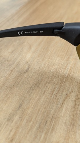 Nike Skylon Ace Sonnenbrille mattschwarz/neon Max Optik halbrandlos Sport mit Seitenschutz  - Bild 10 von 14