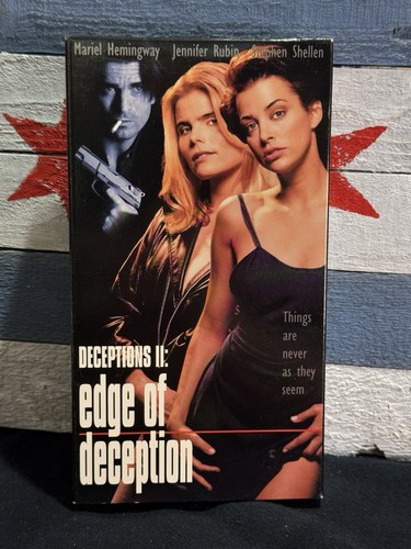 Deceptions 2 : Edge Of Deception VHS Erotic Thriller Drama Movie Film - Picture 1 of 5