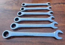 Craftsman USA Reversible Ratcheting Wrench Set, SAE 6 Piece Pre-Owned 