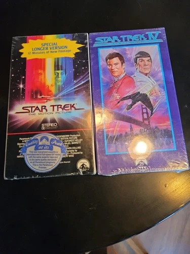 1987/89Star Trek The Motion Picture/ Trex IV  SEALED NEW VHS . 
