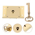 Vintage Copper Lock Drawer Safety Furniture Office File Cabinet Locks Bureau