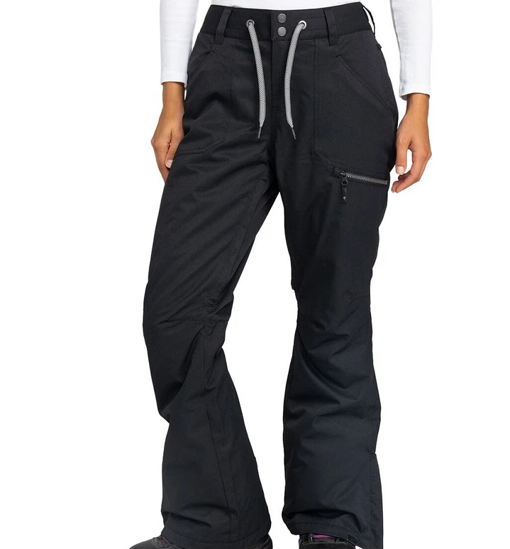 Roxy Women's Nadia Snow Pants, 10K DryFlight, Insulated, True Black, Medium $180