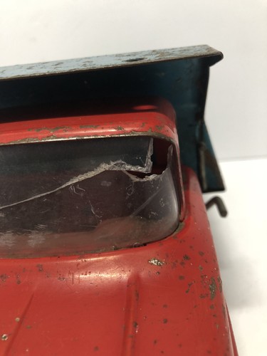 Vintage Tonka Toys Pressed Steel Dump Truck Mound Minn - Red & Blue - Picture 8 of 10