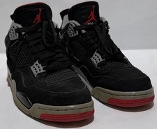 Air Jordan 4 Retro ‘Bred’ (2019) Men’s Size 10 Pre‑owned Sneakers (308497‑060)