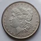 1878-CC Morgan Silver Dollar $1 - AU, Carson City Mint