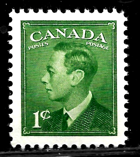 HICK GIRL-OLD MINT CANADA SC#284 KING GEORGE VI X4825