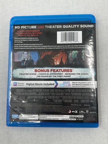 The First Purge A Nation Reborn Like New Condition Blu-ray And DVD - Foto 2 di 4