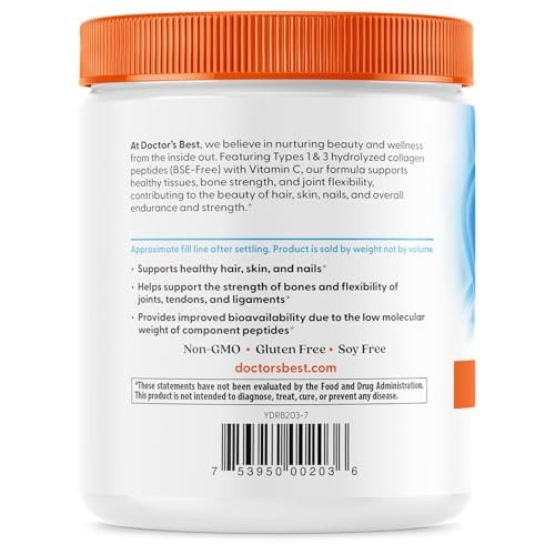 Doctor's Best Pure Collagen Types 1 & 3, Promotes Healthy Skin Hair & Nails – - Picture 4 of 5