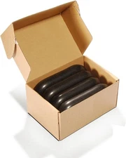 Master Massage 4 Pieces XXL Oversized Super XX-Large Ovular (4 pieces), Black 