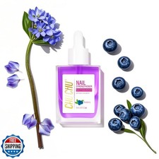 CHUCHU Nail Cuticle Oil Strengthener - Blueberry Scent Repair Growth Moisturi
