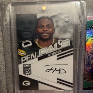 2023 Panini Donruss Elite - Pen Pals #PPJRE Jayden Reed (AU, RC)
