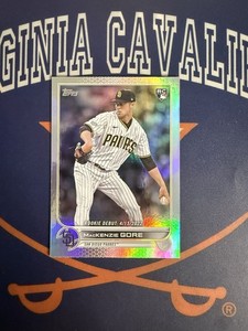 2022 Topps Update MacKenzie Gore #US81 Rainbow Foil Parallel Padres Rookie RC