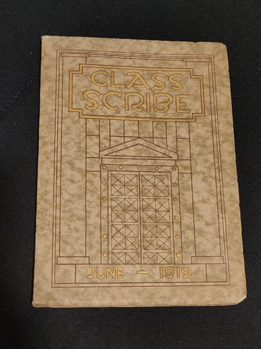 1919 Class Scribe Oakland Technical HS Yearbook Antique Photos Advertisements - Picture 1 of 14