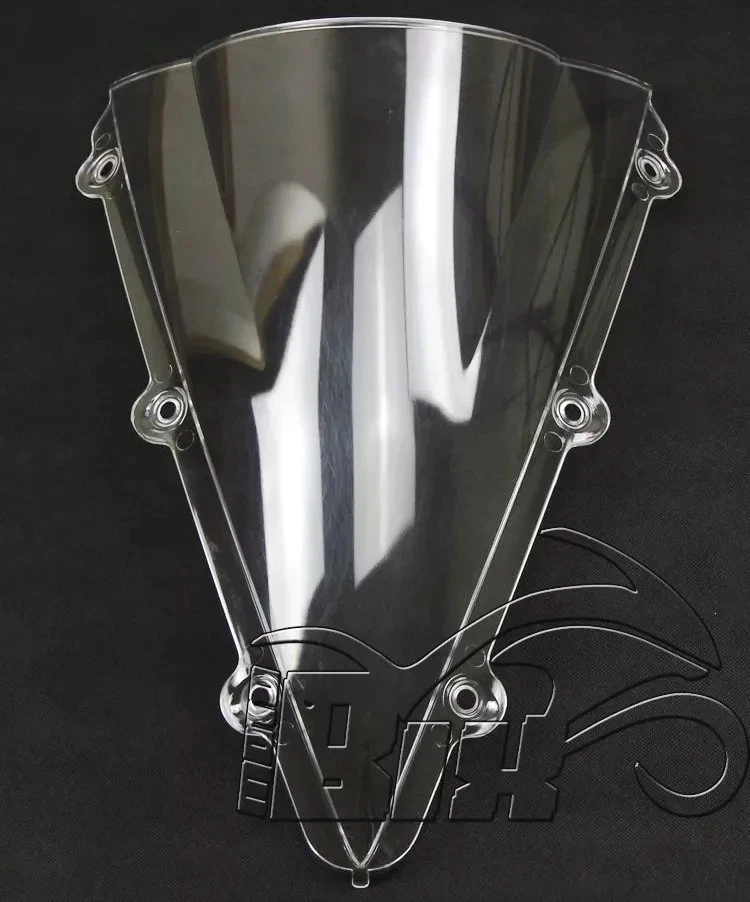 CUPOLINO PLEXIGLASS PER YAMAHA R1 04/05/06 DOPPIA BOMBATURA CHIARO TRASPARENTE - Immagine 2 di 4