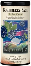 Blackberry Sage Black Tea Bags, Flavored Black Tea Blend, Blackberry Sage Tea