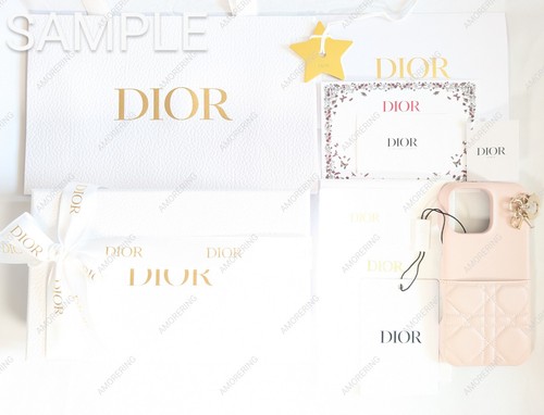 Auth New) DIOR Lady Dior IPHONE 16 Pro Max Case - NR Cannage Lambskin Powder PK - Picture 4 of 7