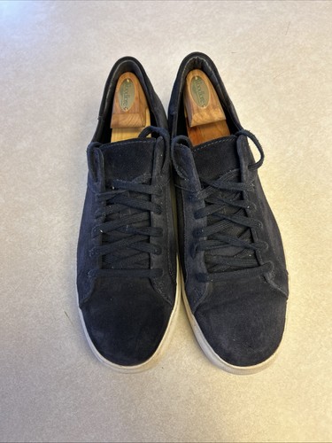 TRASK Aaron Navy Blue English Suede Sneaker Size 11.5 Skateboard - Bild 1 von 7