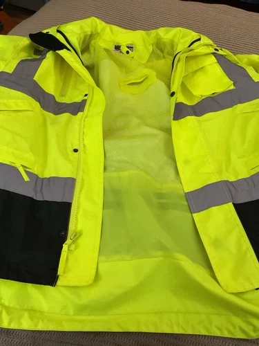 Radwear High Reflective Waterproof  Parka w/Removable Fleece Jacket  -Size 2X image 3