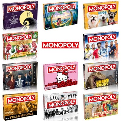 Monopoly Entertainment Editions - Familienspaß Brettspiele