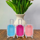 3 Pcs Koffer-Geschenkbox Juwelierorganisator Reiseschmuck Organizer