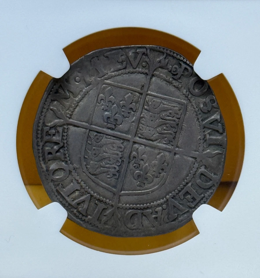 1595-1598 England 1 Shilling S-2577 Elizabeth I NGC VF30 - Image 2 of 4