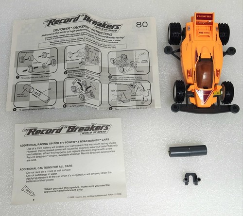 Hasbro Record Breakers 1989 lote de 3 Sureshot, Afterburner y Crossfire - Imagen 9 de 13