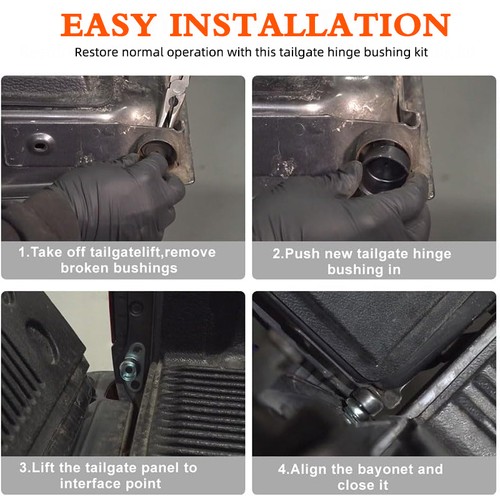 Liftgate Tailgate Hinge Pivot Bushing Insert for 02-09 Dodge Ram 1500 2500 3500 - Bild 10 von 10