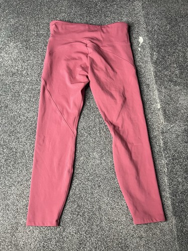 Lorna Jane Amy Leggings Womens Small Pink Mid Rise 7/8 Pocket Tight Ladies - Picture 2 of 16