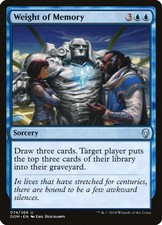 Weight of Memory (074) Dominaria DOM MTG Magic