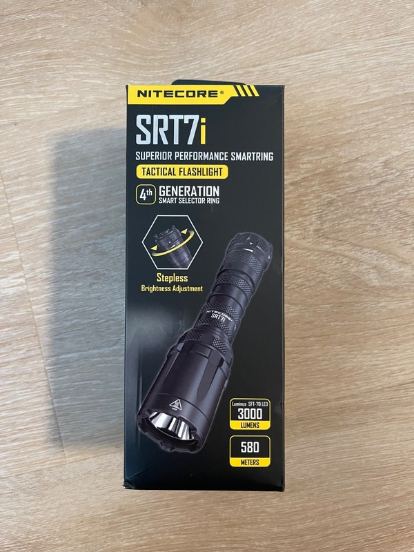 NITECORE SRT7i Superior Performance SmartRing Tactical Flashlight- 3,000 lumens 