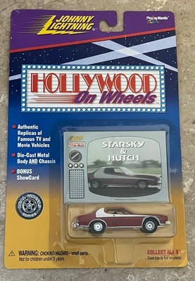 Johnny Lightning HOLLYWOOD ON WHEELS Starsky & Hutch Red Torino 1:64 Die-Cast