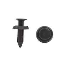 100Pcs 6mm Hole Dia Clips Plastic Push Type Rivet Retainer Fastener Bumper Pin