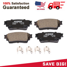 Rear Ceramic Brake Pads w/Hardware for Mitsubishi Outlander Phev Eclipse Cross