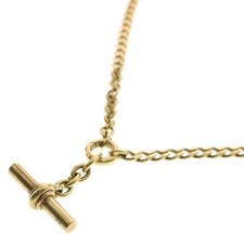 BOTTEGA VENETA Chain Necklace Silver 925 Gold Used f79e643a7f54bda99e610c63e5a2d