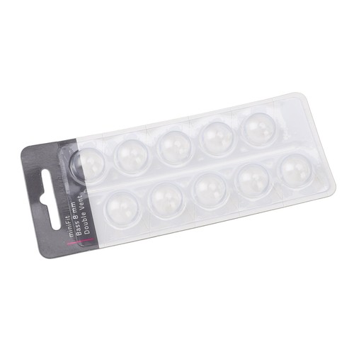 10pc Double Vent Bass Dome Accessory Single Layer Double Vent Silicone Domes 8mm - Picture 14 of 22