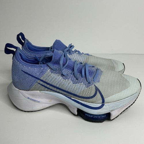 Nike Air Zoom Tempo Next% Flyknit Blue White 2021 - CI9924-400 - Picture 2 of 12