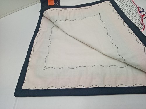 Applique Quilted Panel 'Sunbonnet Sue' Rectangle 31” x 16" Quality Handmade Art - Picture 8 of 16