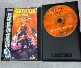 Duke Nukem 3D Sega Saturn Video Game Boxed Complete with Manual
