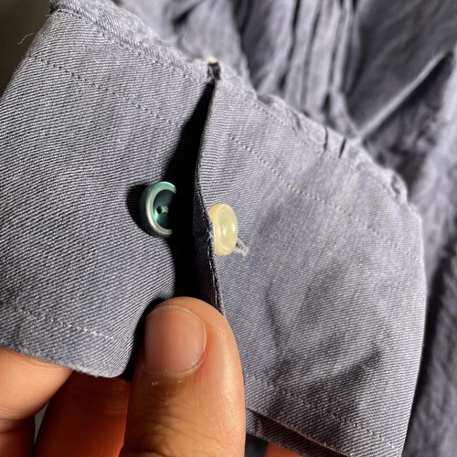 Eton Hemd Herren mittelblau Button Down Kragen Chambray modern 40 15 3/4 - Bild 5 von 9