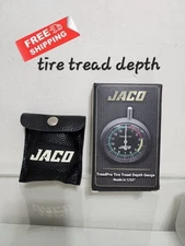 JACO TreadPro Tire Tread Depth Gauge Dial Type Reads in 1/32" New. FREE ✈️