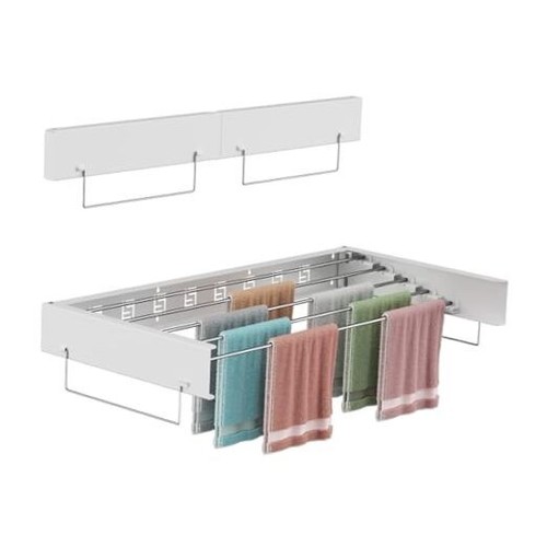 Laundry Wall Mounted Clothes Drying Rack, 40 INCH Wide, 60lbs 40 inch